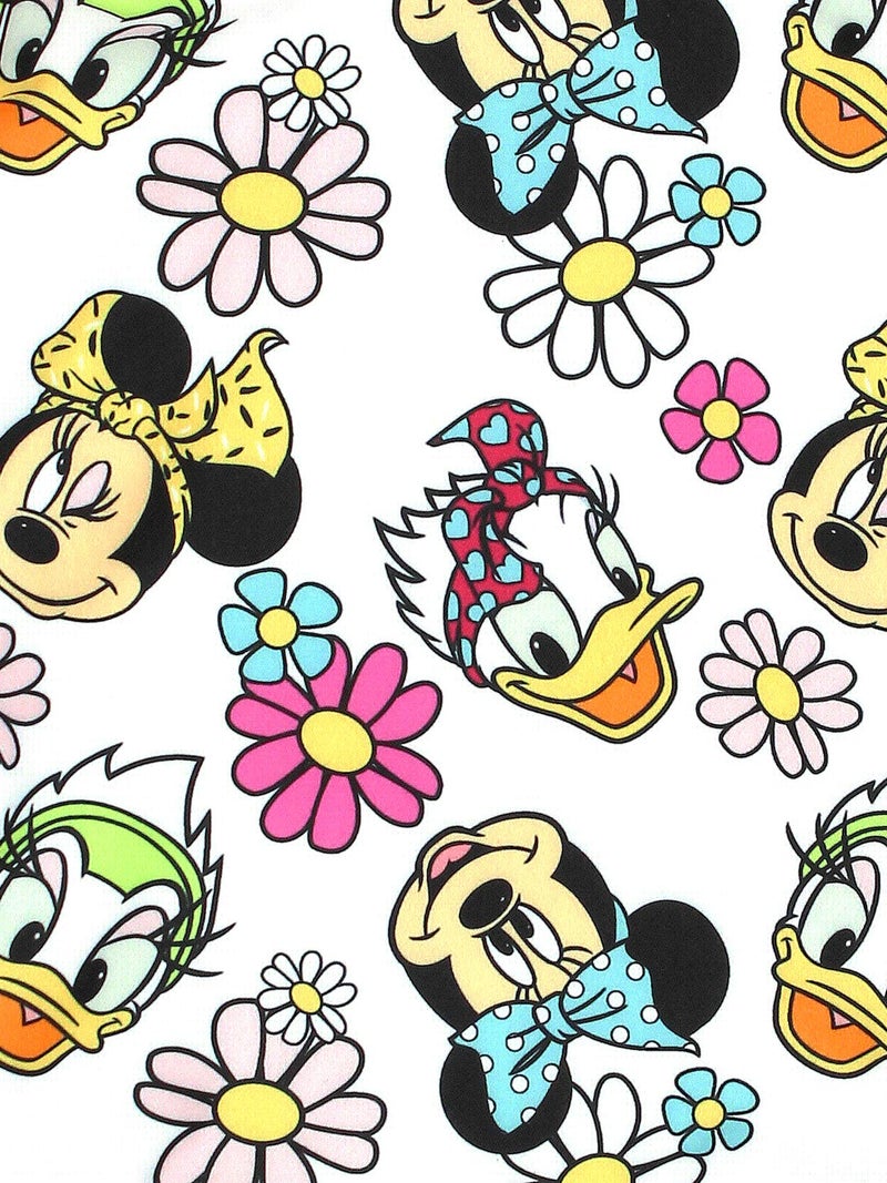 Disney Minnie Mouse and Daisy Duck Girlsâ€™ Sleeveless Dress for Infant and Toddler â€“ White/Black 3T - Image 5